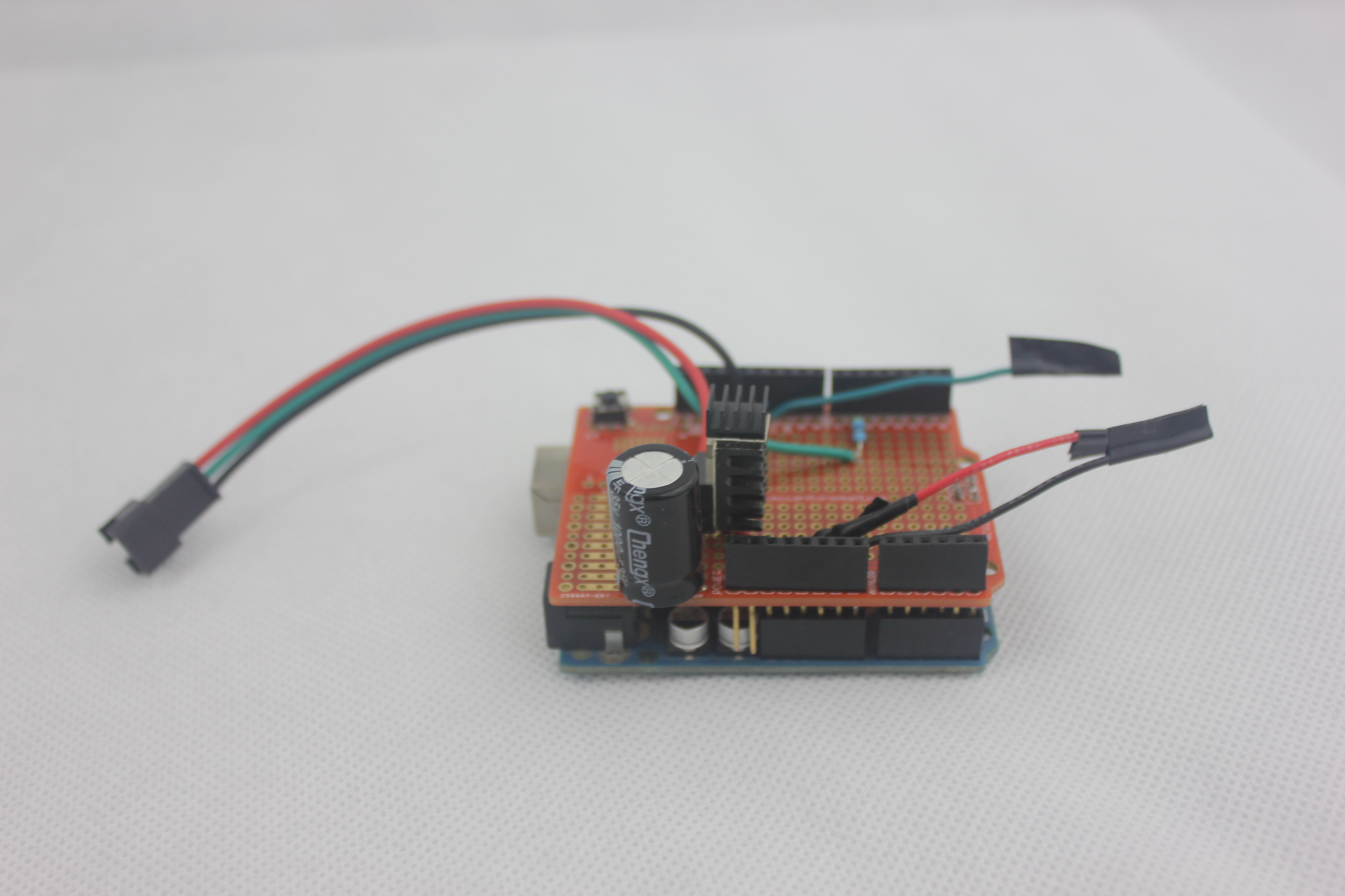 LED strip shield